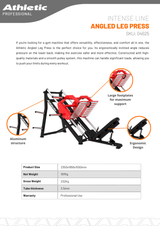 Angled Leg Press - Intense Line