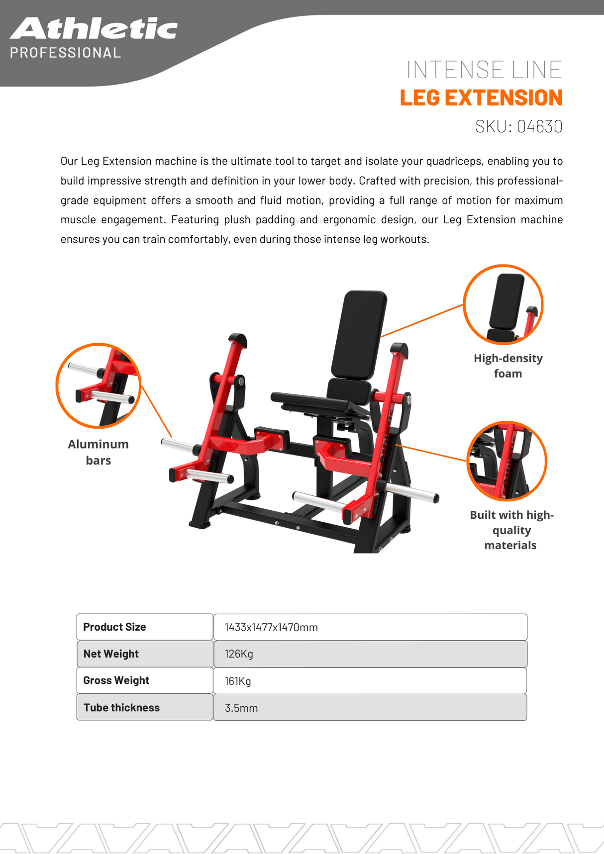 Leg Extension - Intense Line