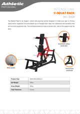 V-Squat Rack - Intense Line