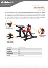 Intense Line Biceps Curl
