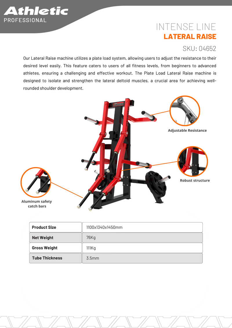 Lateral Raise - Intense Line