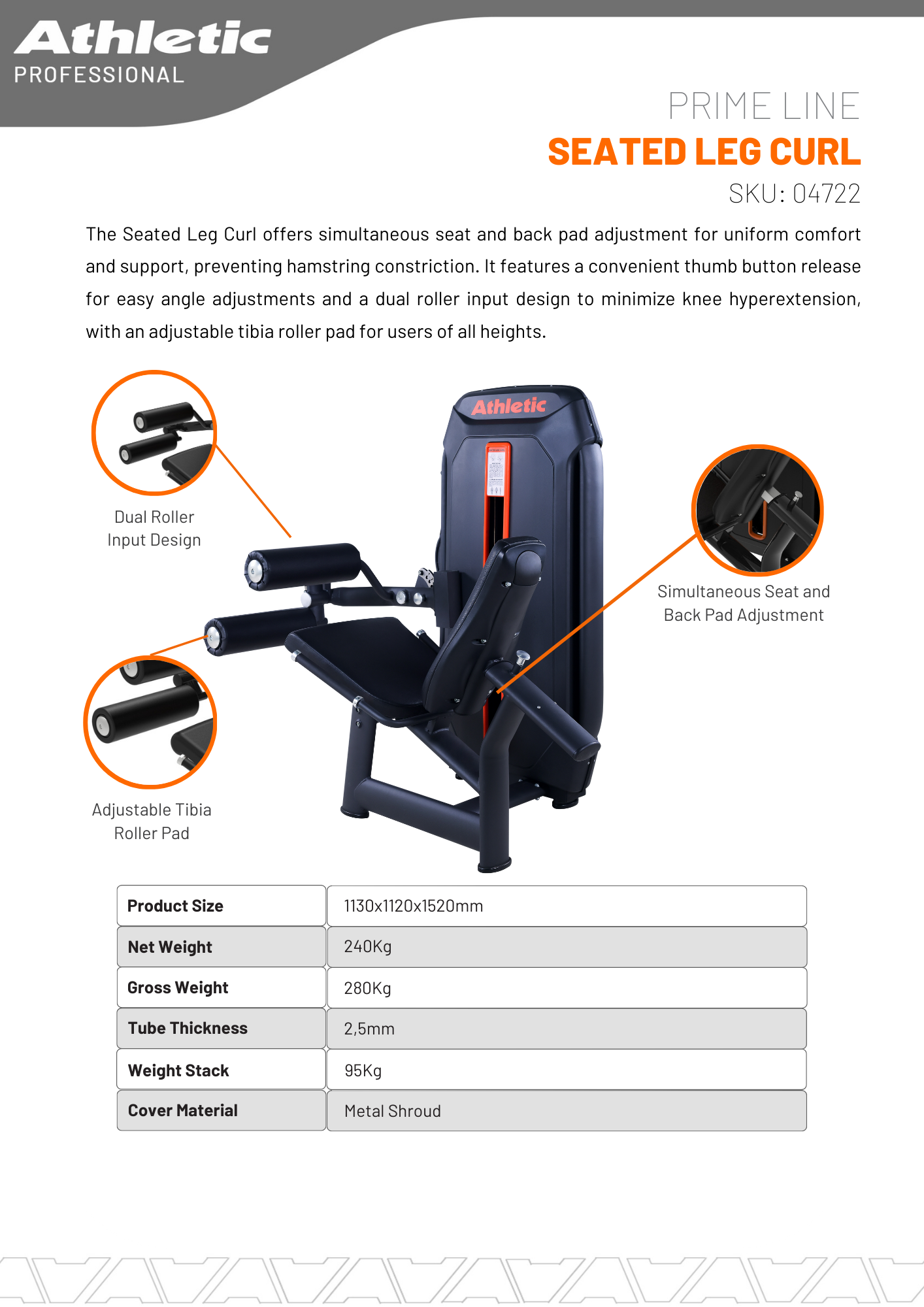 Prime Line Seated Leg Curl