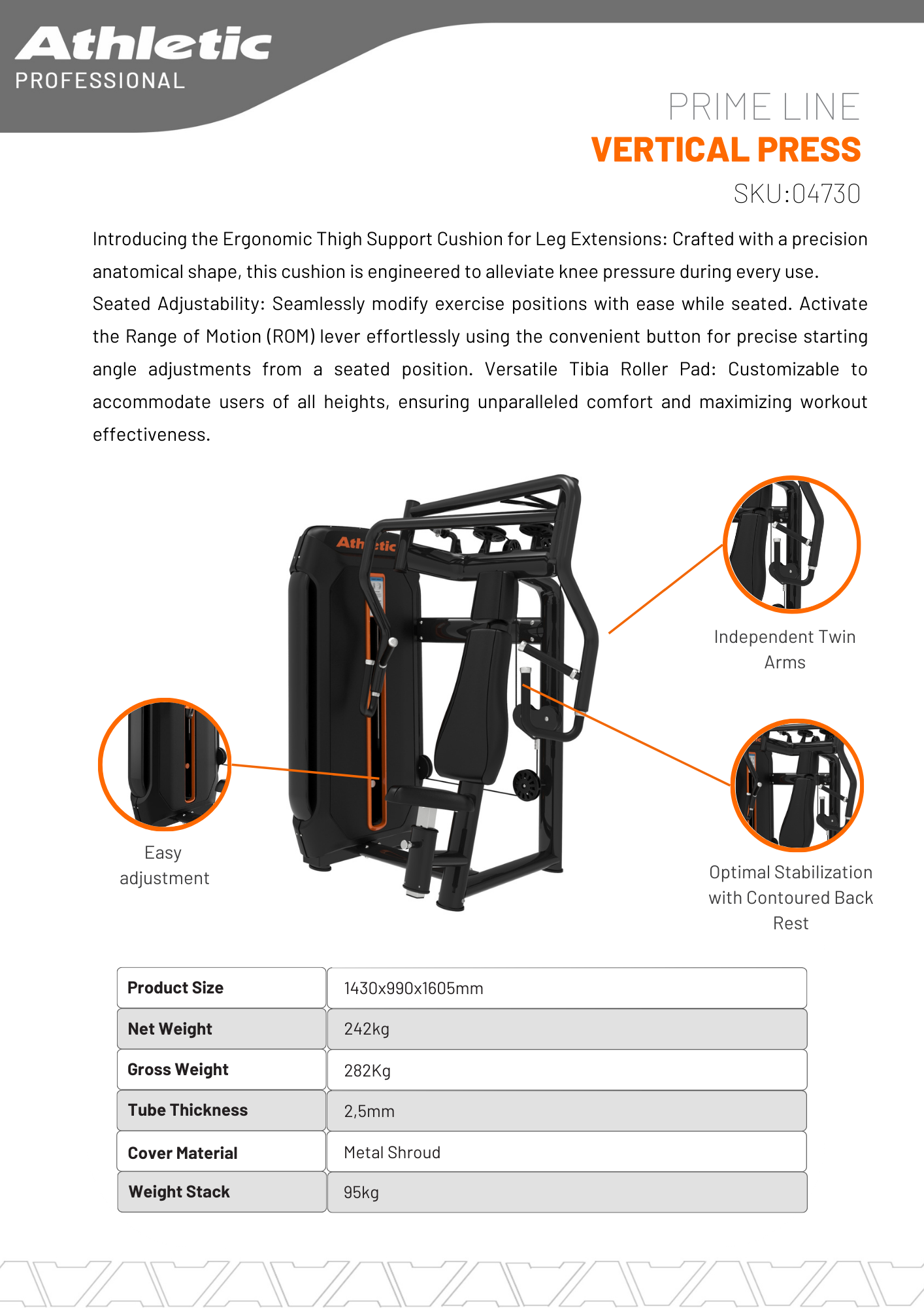 Vertical Press - Prime Line