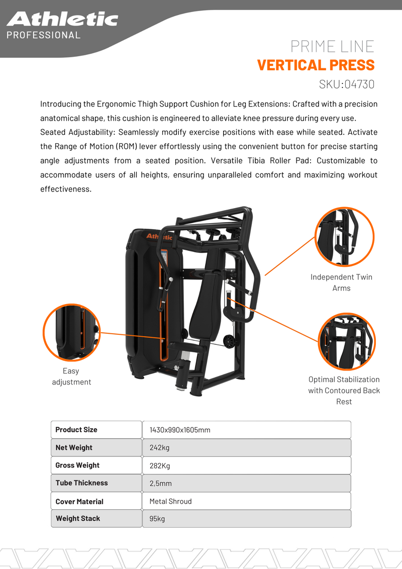 Vertical Press - Prime Line