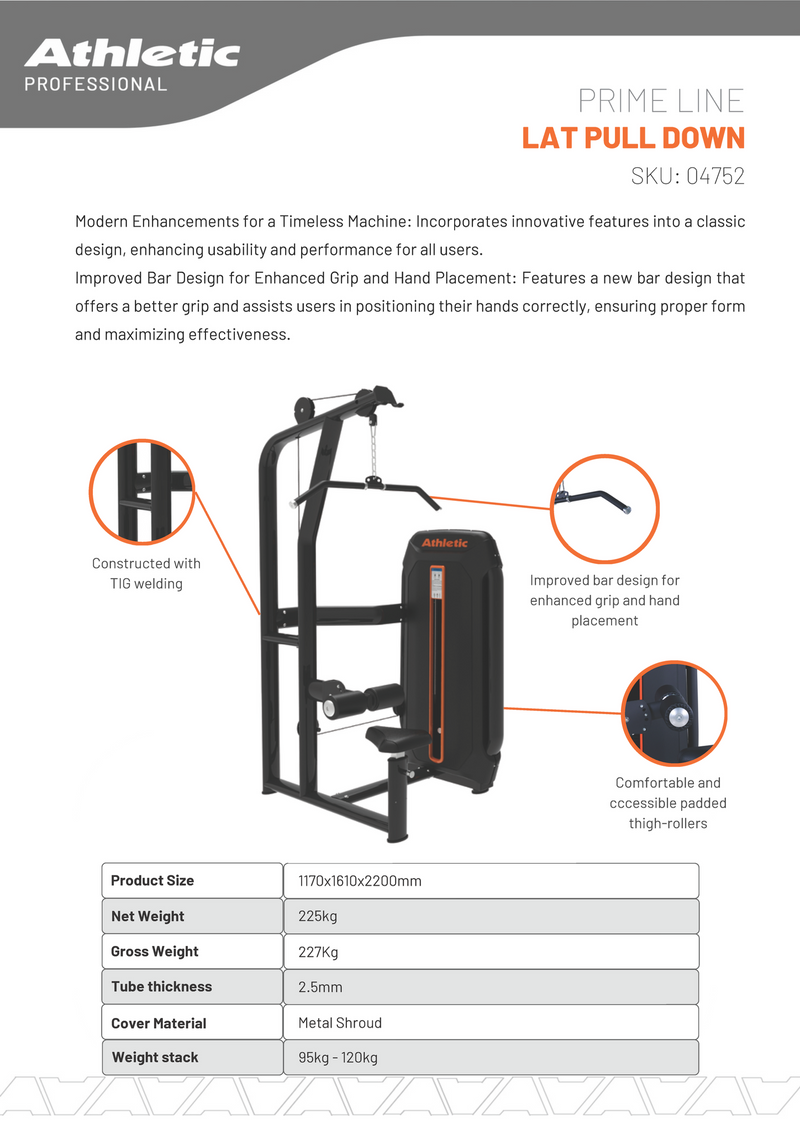 Lat Pull Down - Prime Line