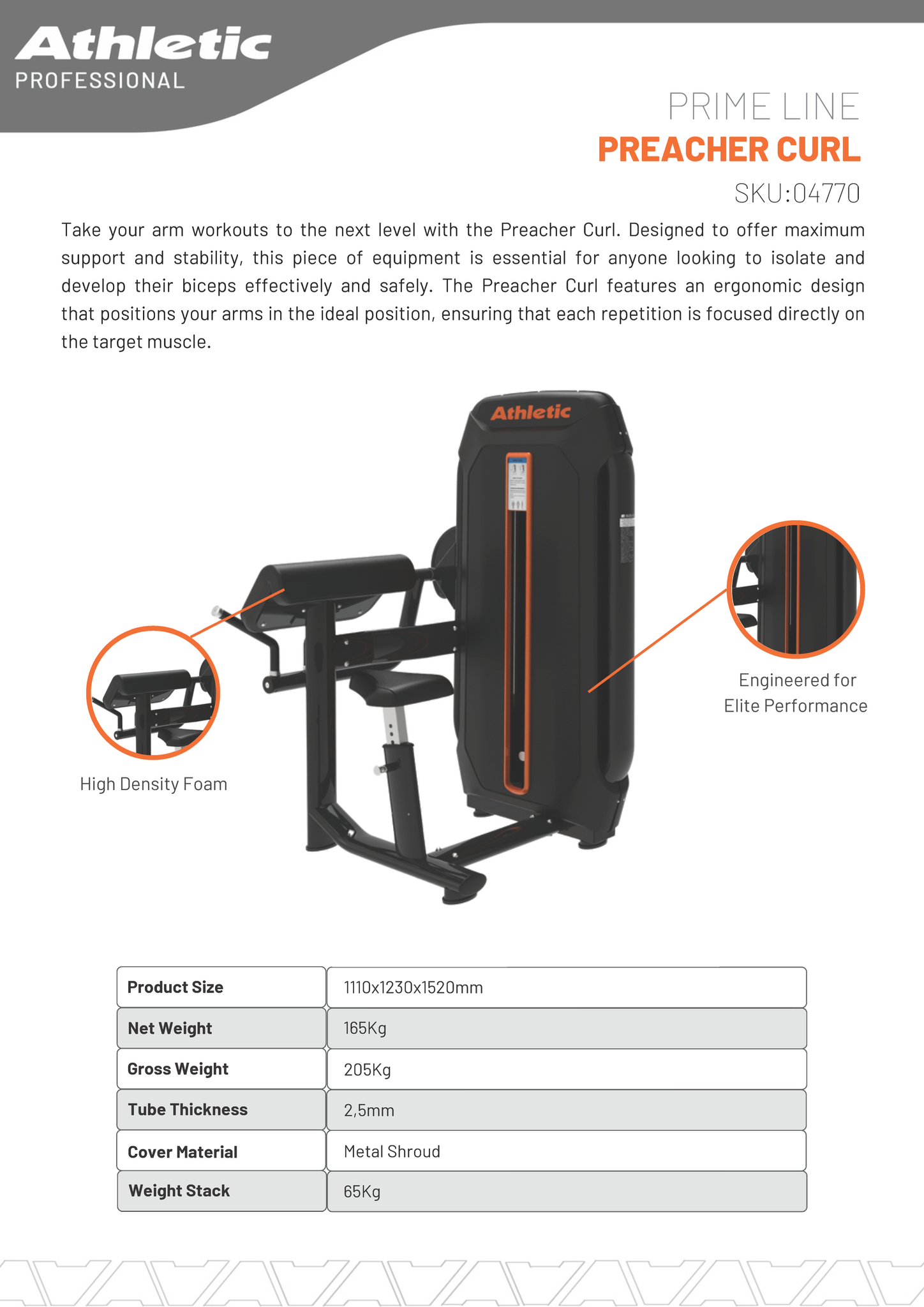 Preacher Curl - Prime Line
