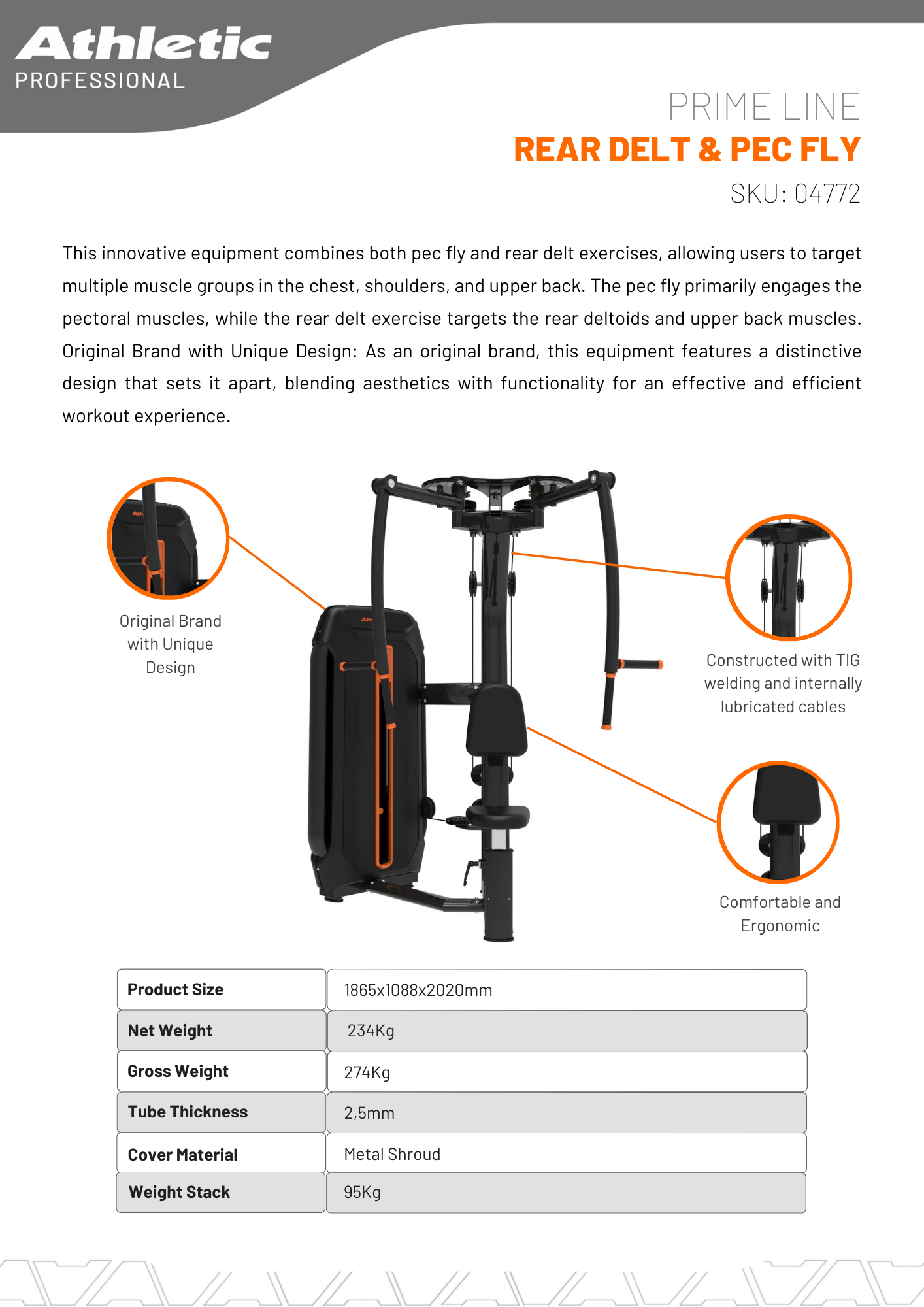 Prime Line Rear Delt & Pec Fly