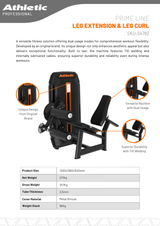 Prime Line Leg Extension & Leg Curl