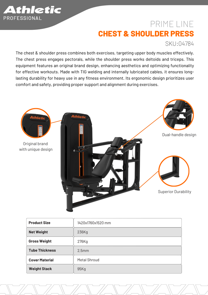 Chest & Shoulder Press - Prime Line