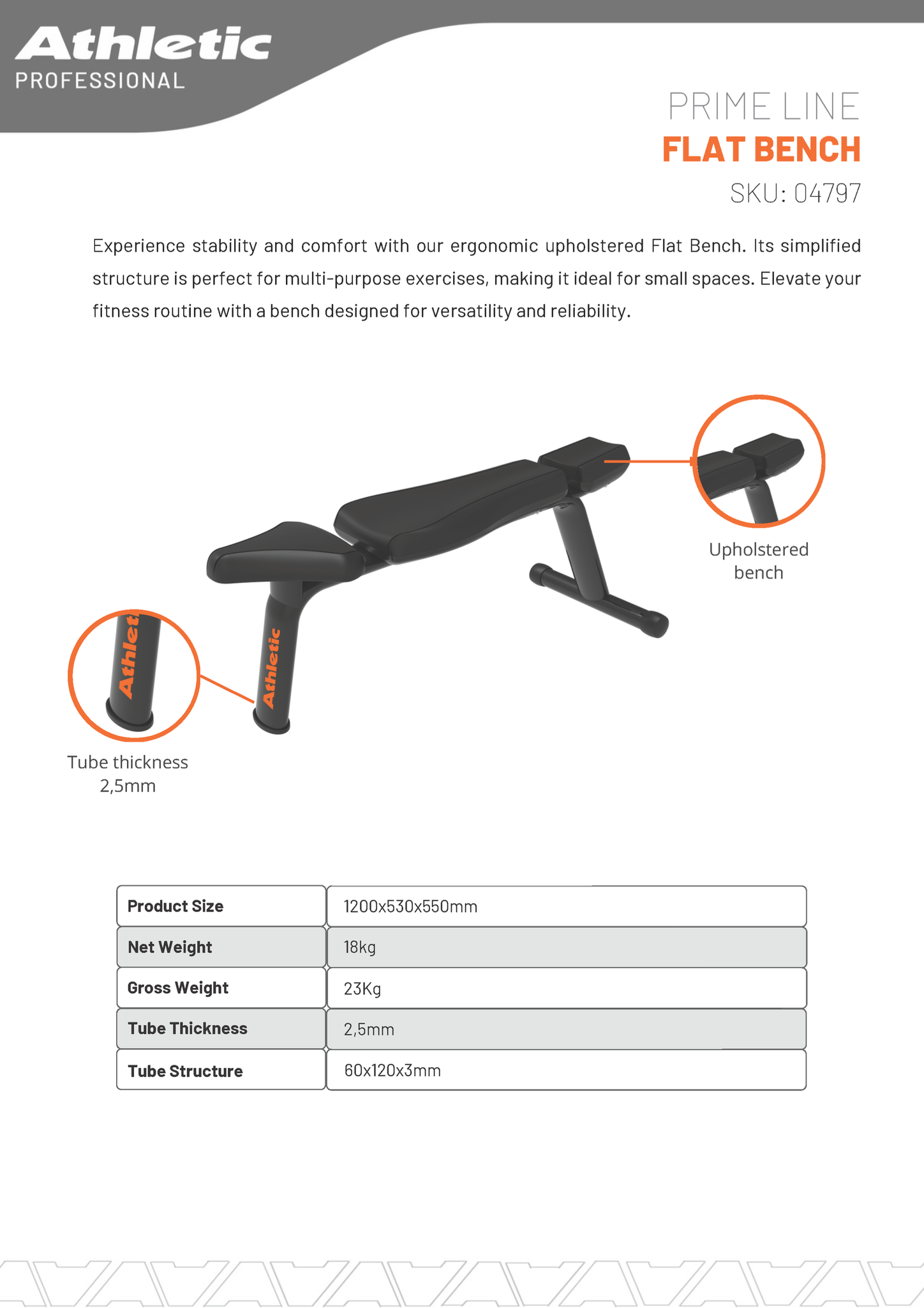 Flat Bench - Prime Line