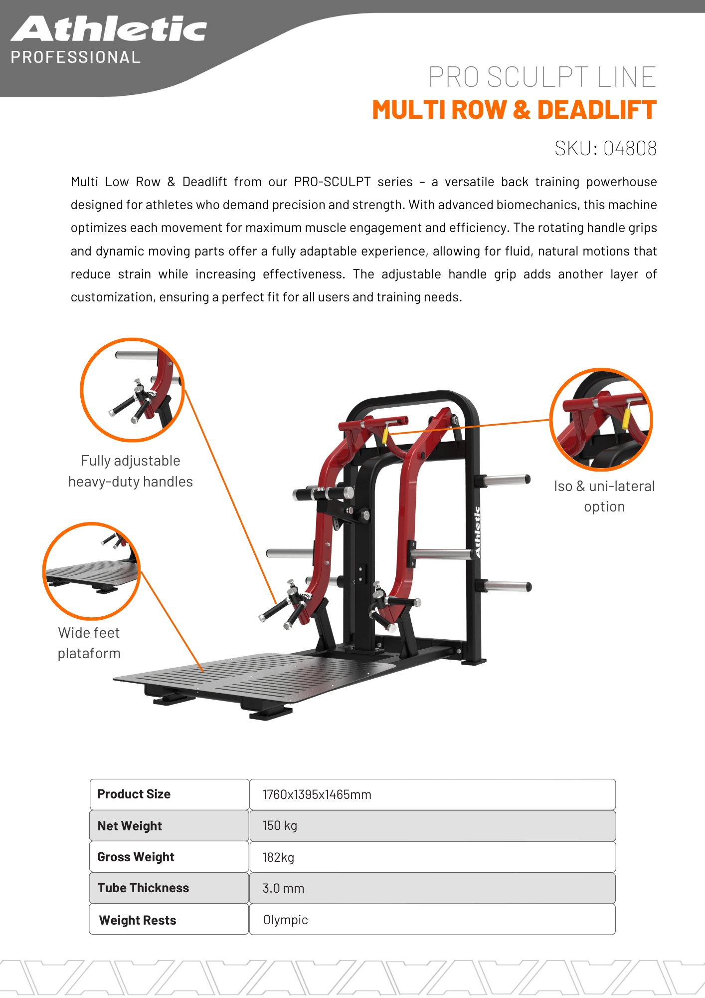 Multi Row & Deadlift - Pro-Sculpt Line
