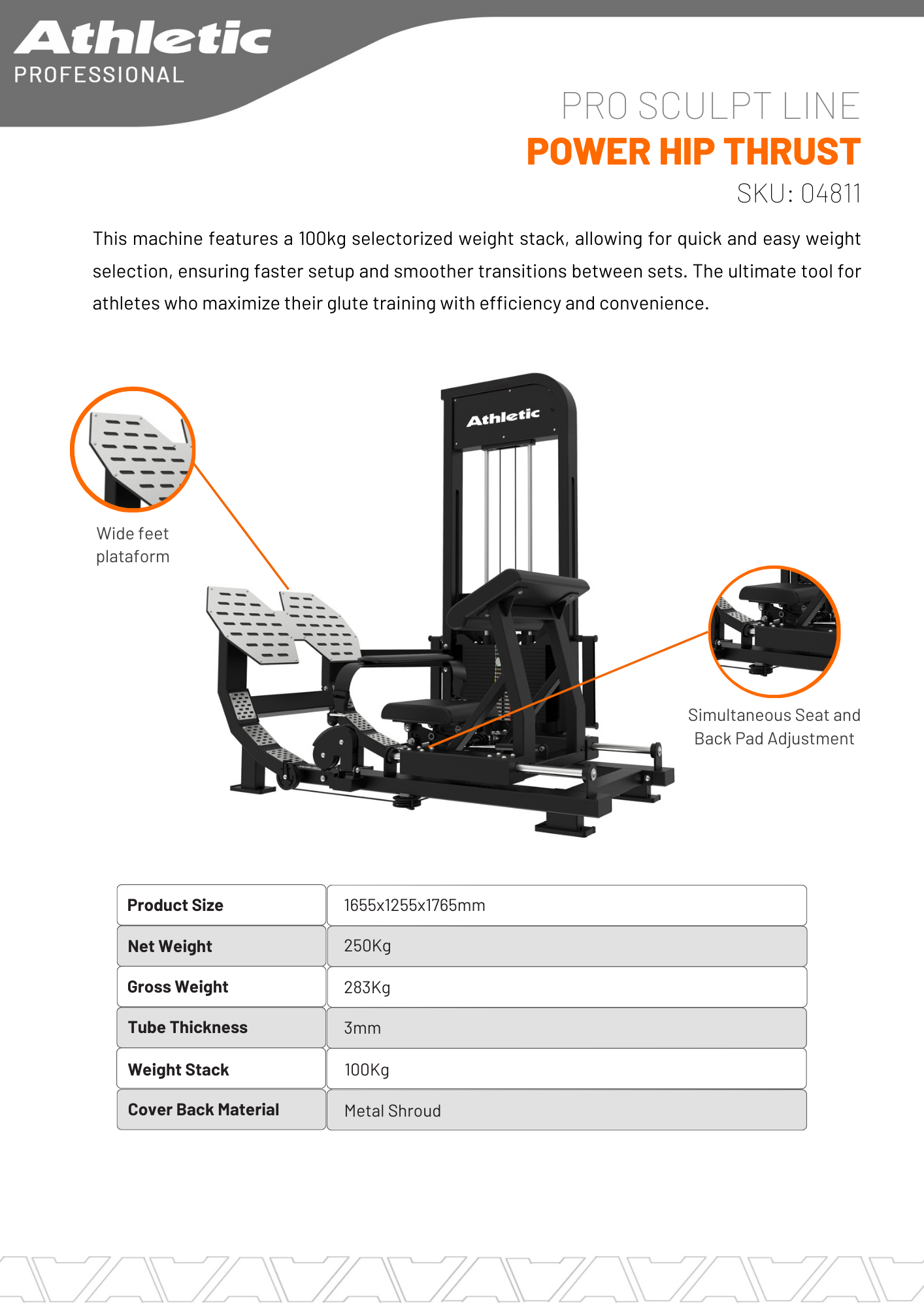 Pro-Sculpt Line Power Hip Thrust