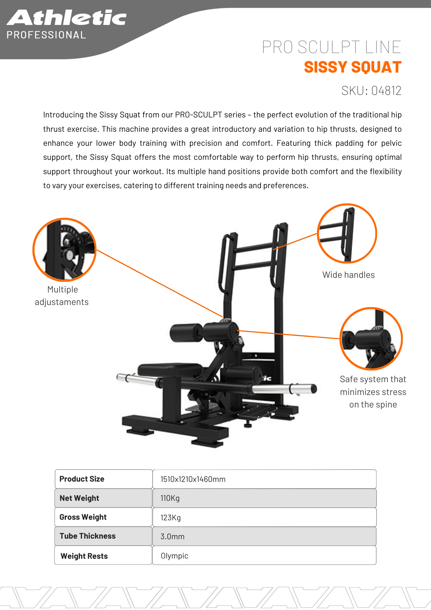 Sissy Squat - Pro-Sculpt Line
