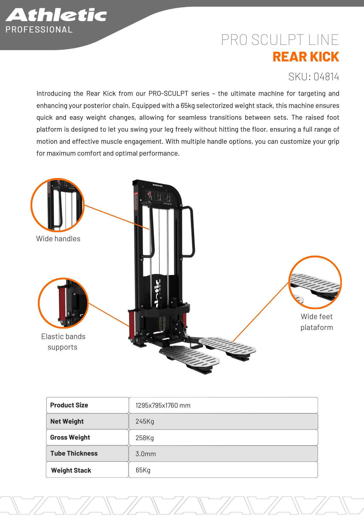 Rear Kick - Pro-Sculpt Line