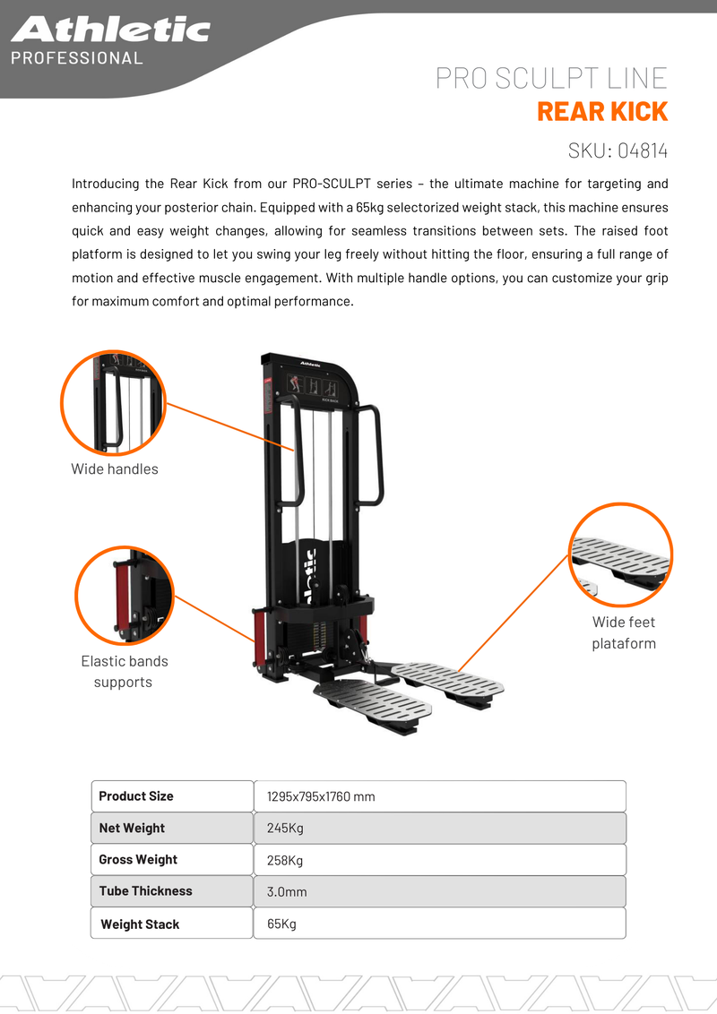 Rear Kick - Pro-Sculpt Line