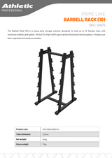 Barbell Rack (10) - Prime Line