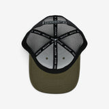 Casquette Murph Trucker Olive Noir – vue de dos