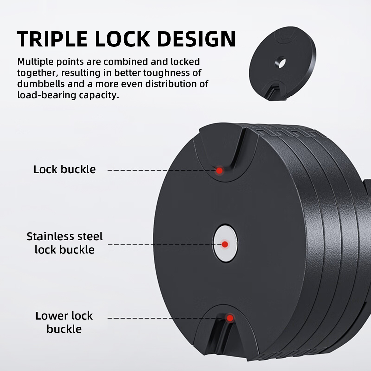 Set de dumbells ajustables 5-80lbs MURPH
