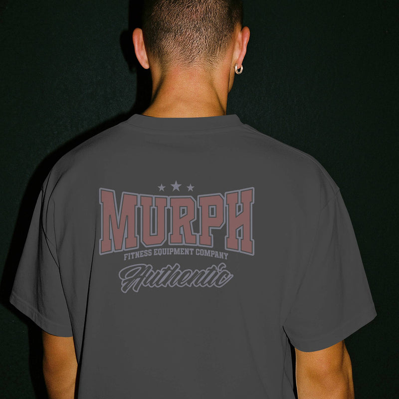 Oversized T-shirt MURPH - Authentic Charcoal