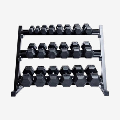 Ensemble haltères 5-50lbs avec support de rangement ( 550lbs )