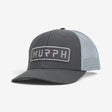 Casquette Murph Trucker Charcoal Gris – vue de face
