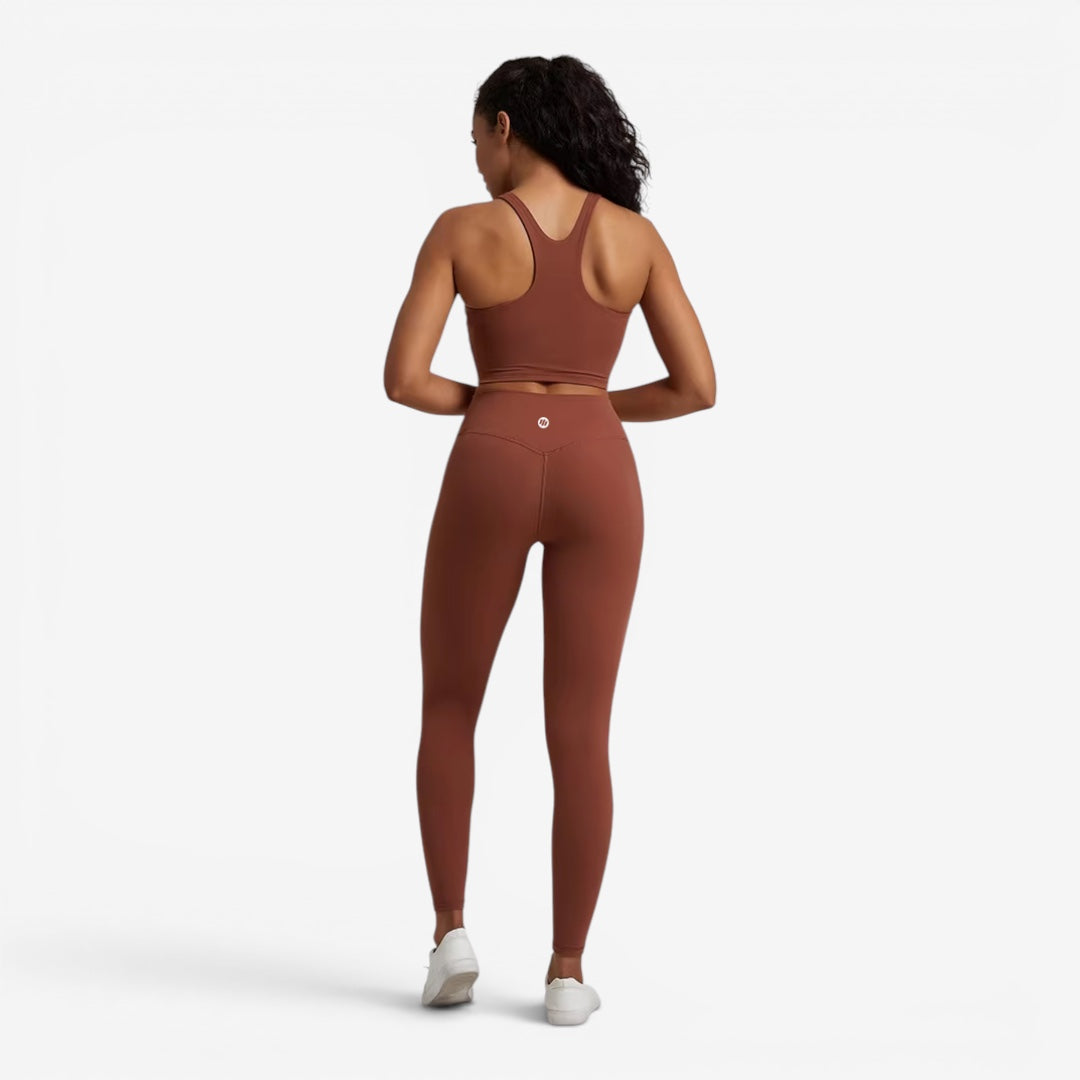 Murph FlowForm Legging — Curry Red