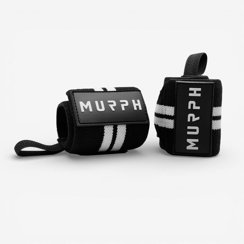 Protège-poignets Noir et Blanc MURPH - 12"