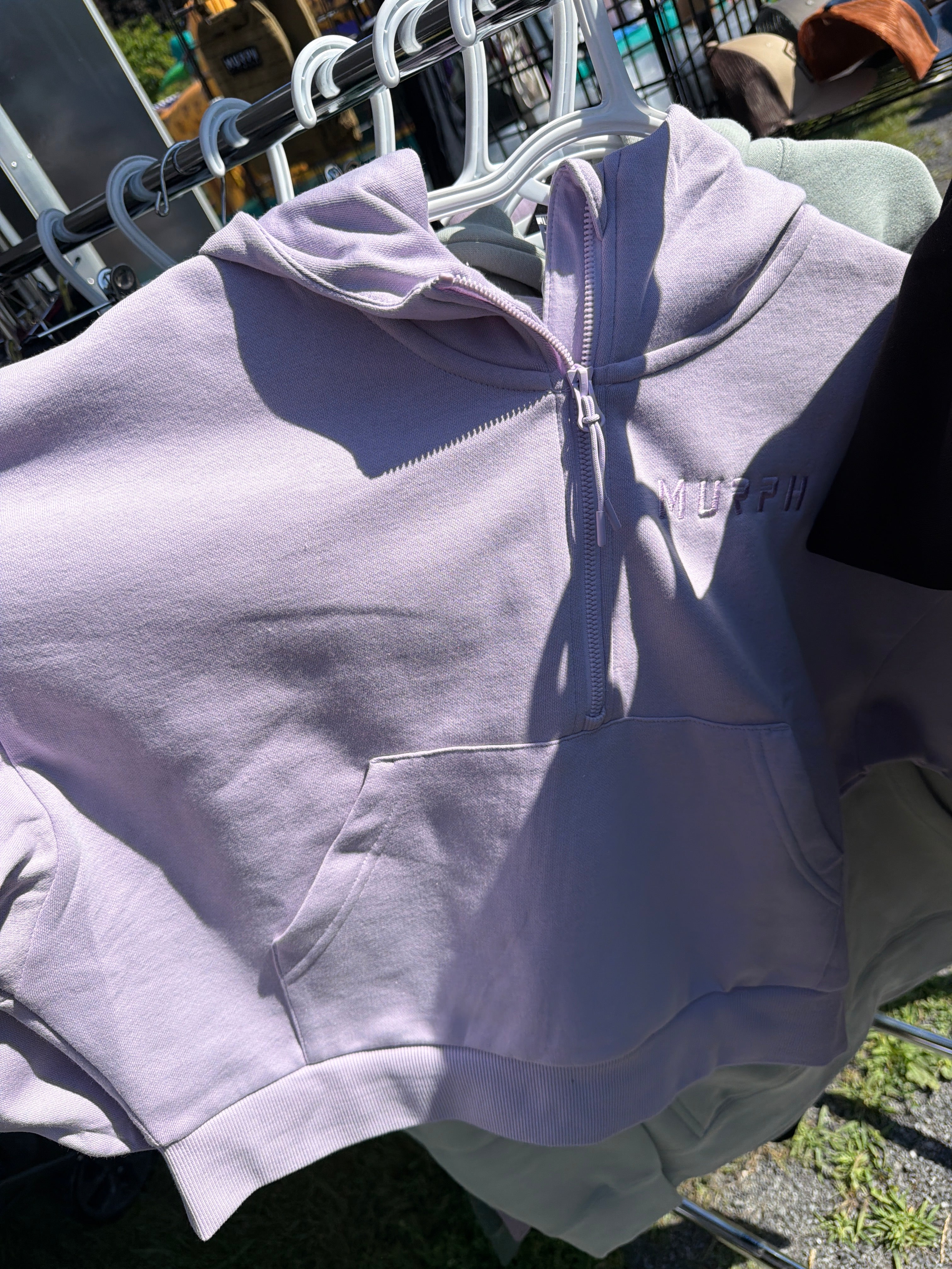 Hoodie Crop - Lavender