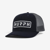 Casquette Murph Trucker Marine Gris – vue de côté gauche