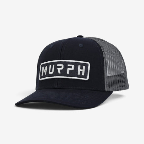 Murph Navy/Grey Trucker Hat – Left Side View