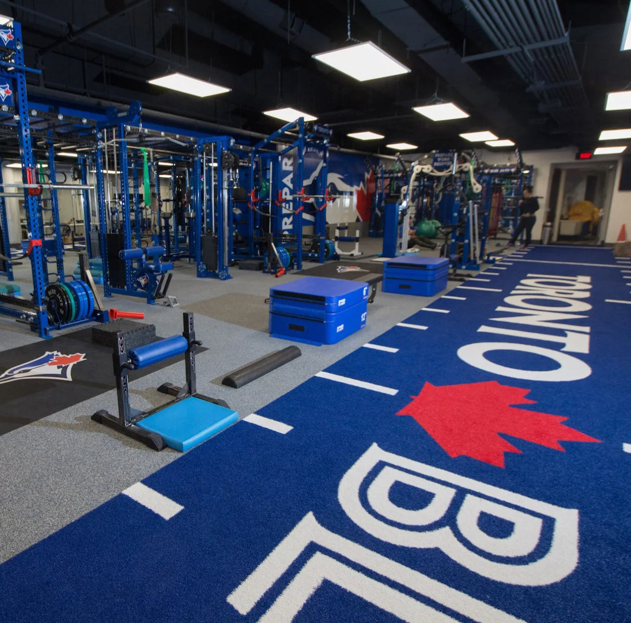 Turf flooring for gym