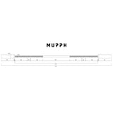 Barre de compétition 25lbs MURPH Black Zinc