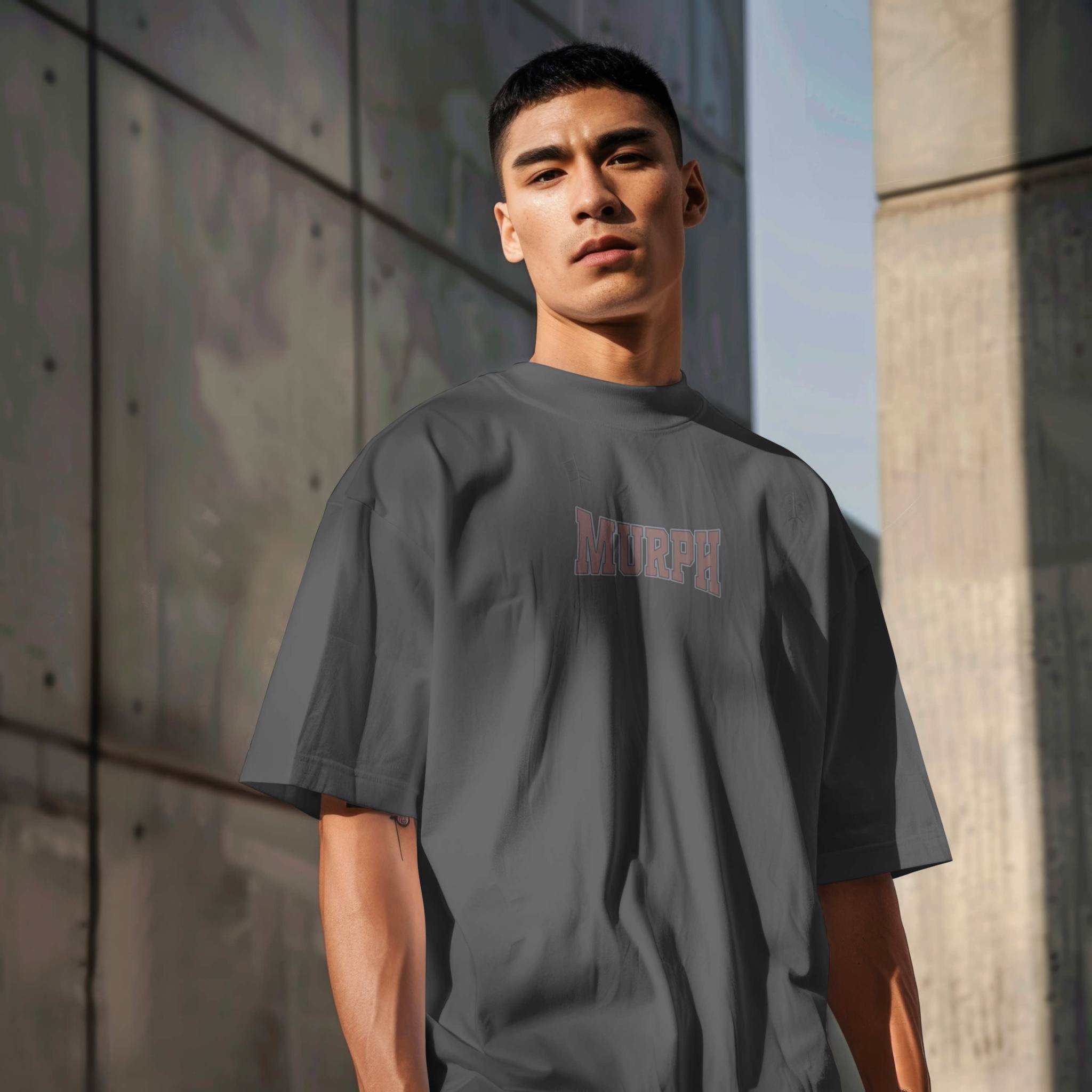 Oversized T-shirt MURPH - Charcoal