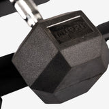 Dumbells hexagonals- unité ( 5lbs - 100lbs )