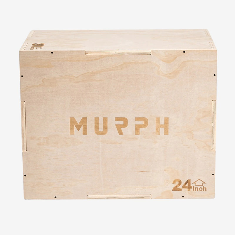 Boite de pliométrie en bois 3-en-1 Murph