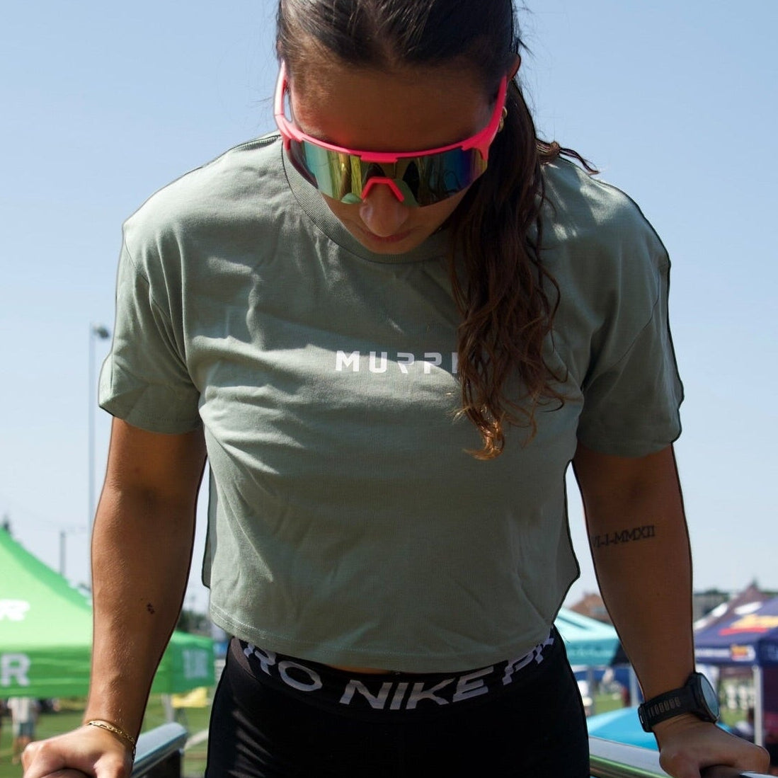 Murph Crop Top - Sage