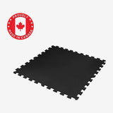 Tuile de caoutchouc 2'x2' - BLACK - Serie Classic 8mm