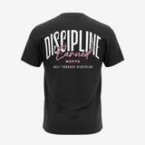 Murph Discipline Earned T-Shirt — Regular Fit (Black Mist / Pink)