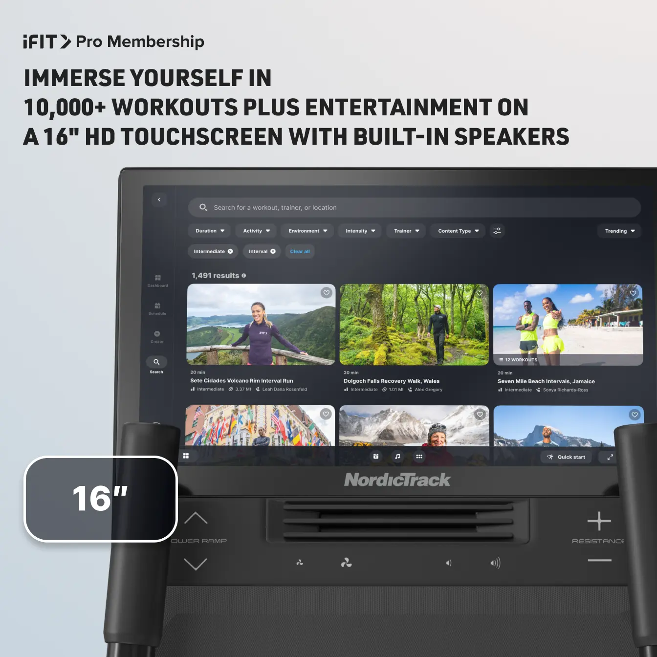 NordicTrack AirGlide 16 Elliptical