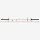 Barre olympique Eagle 45lb MURPH