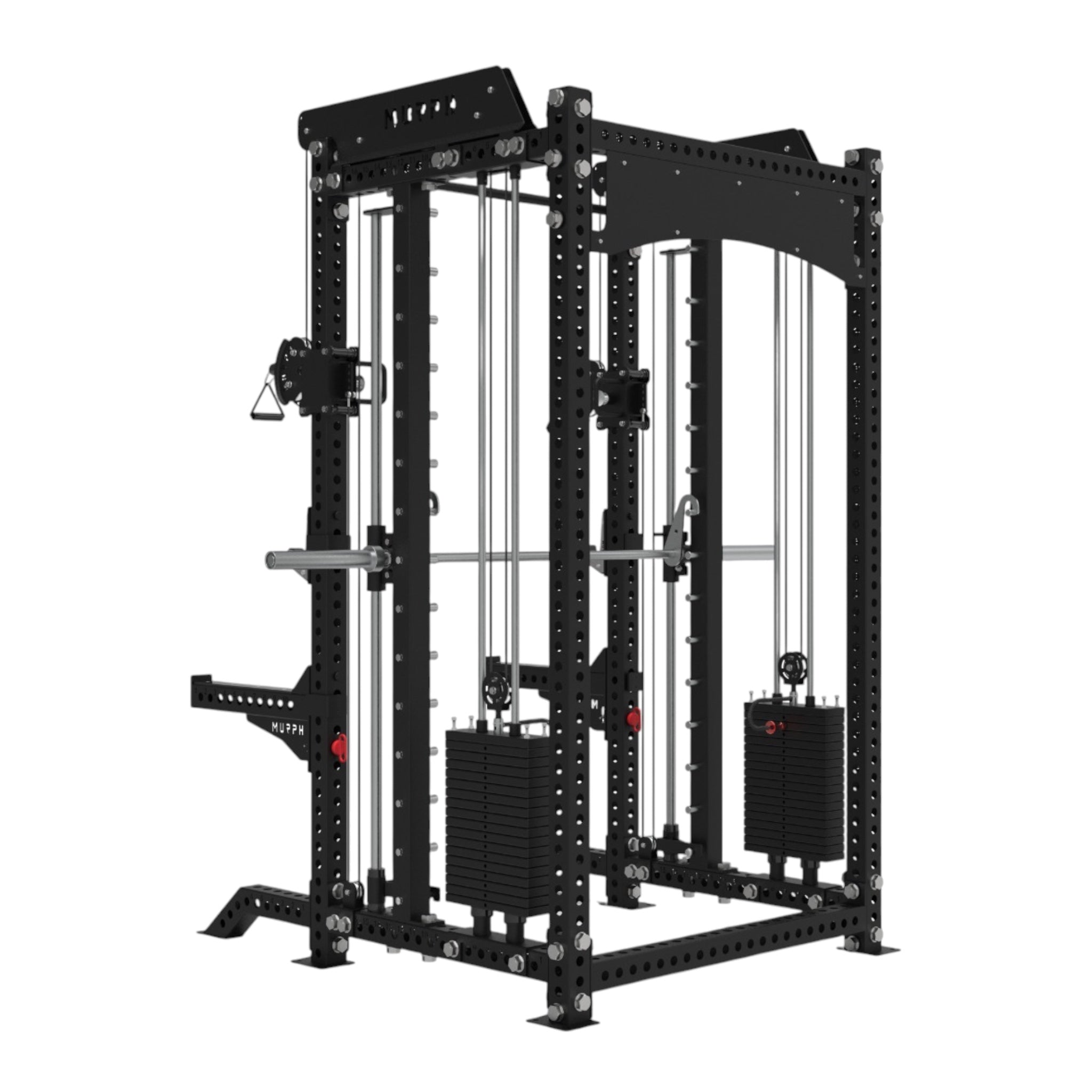 MURPH TORC – Half Rack hybride avec double poulie et Smith Machine