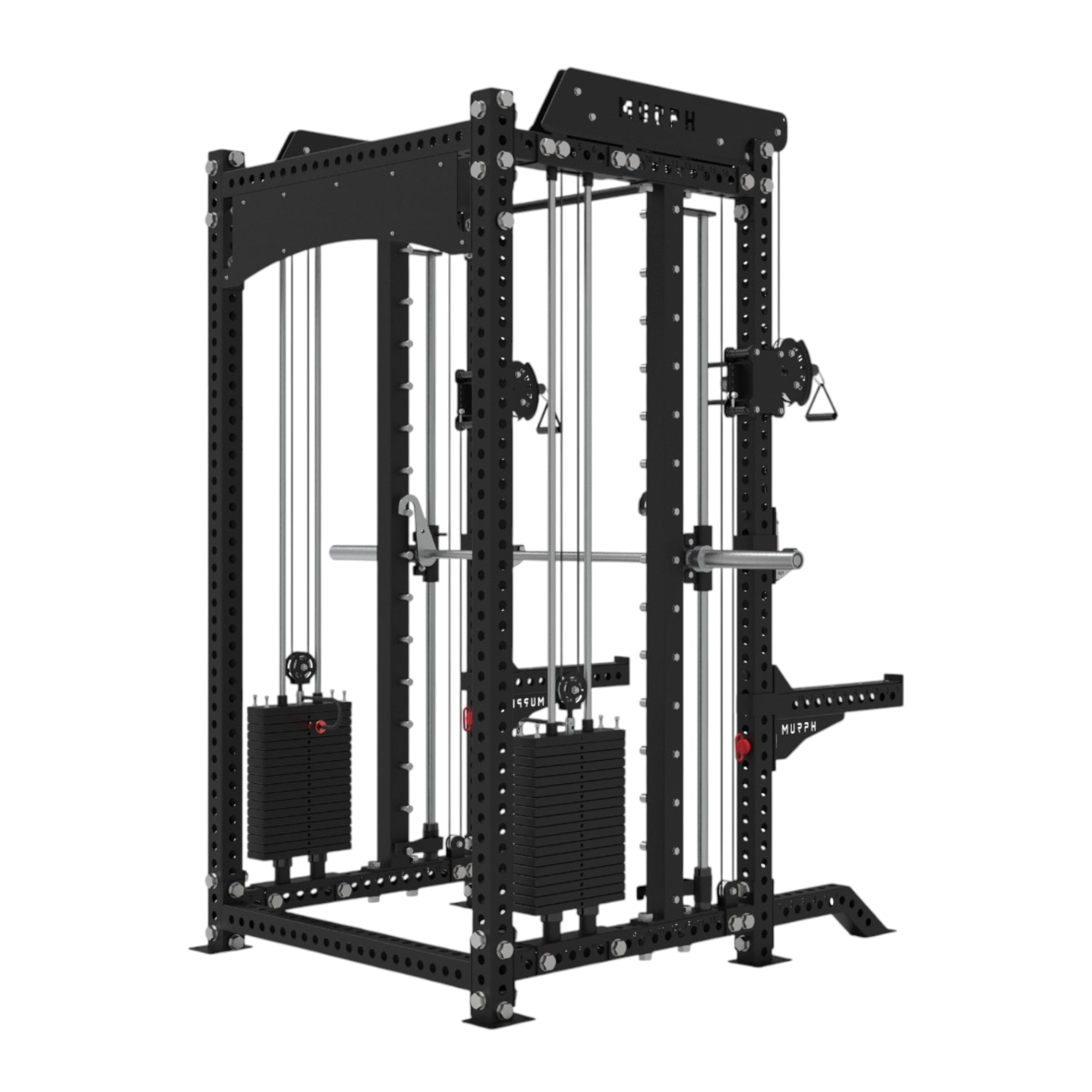 MURPH TORC – Half Rack hybride avec double poulie et Smith Machine