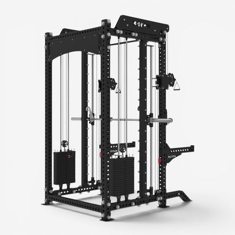 MURPH TORC – Half Rack hybride avec double poulie et Smith Machine
