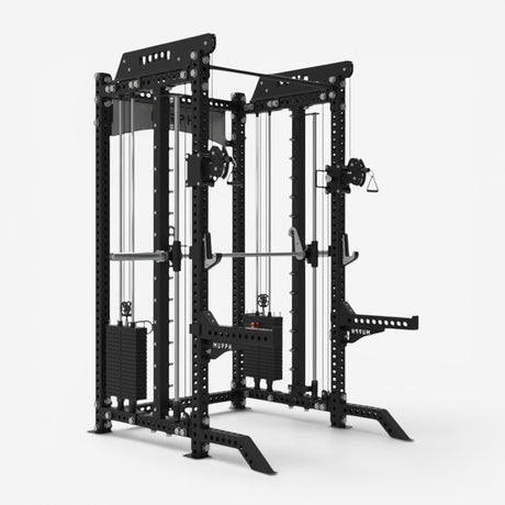 MURPH TORC – Half Rack hybride avec double poulie et Smith Machine
