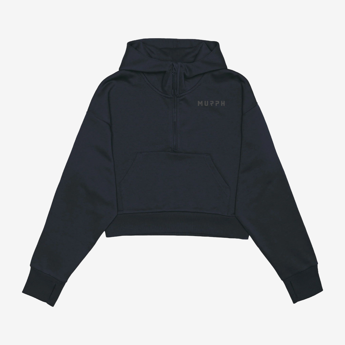 Hoodie Crop MURPH - Black