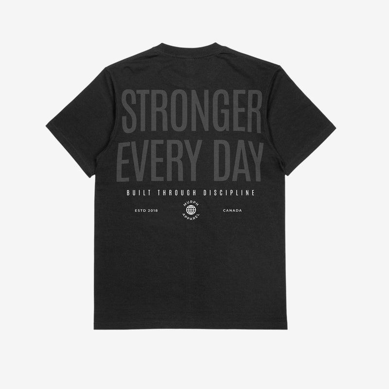 Murph Stronger Every Day T-Shirt — Regular Fit (Black)