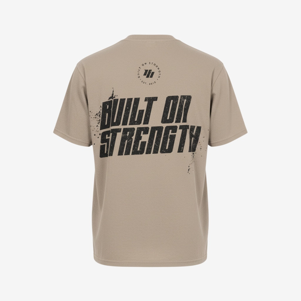 T-shirt MURPH Built on Strength - Tan
