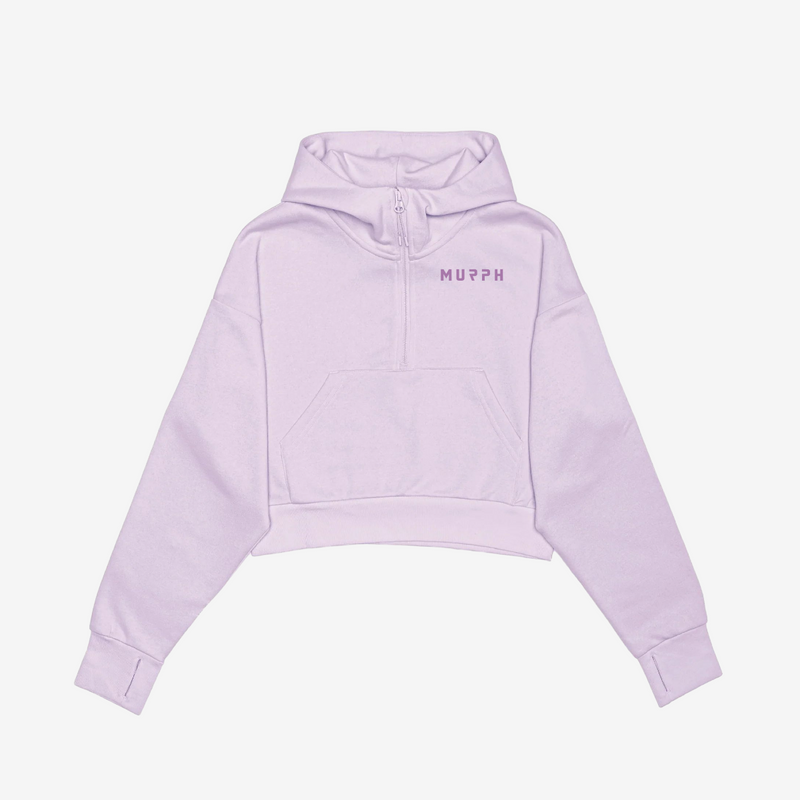 Hoodie Crop MURPH - Lavender