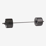 Training bumper plates kit 4.0 Murph 275lbs / Barre all-black zinc