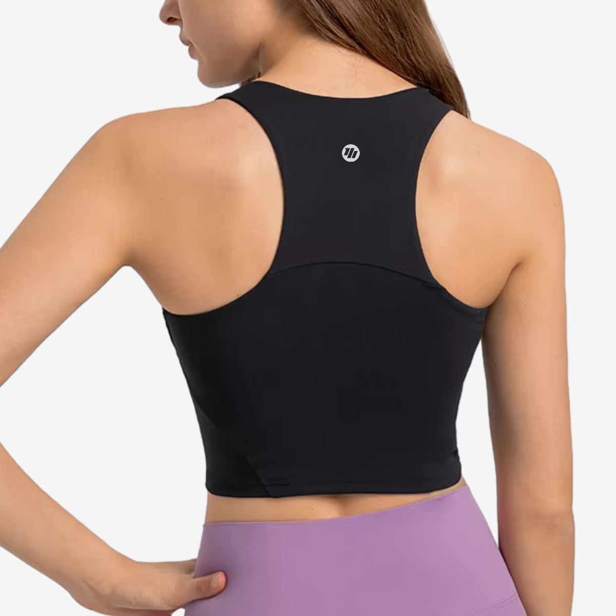 Murph Apex High-Neck Bra — Black